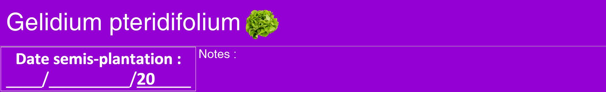 Étiquette de : Gelidium pteridifolium - format a - style blanche48hel avec comestibilité simplifiée