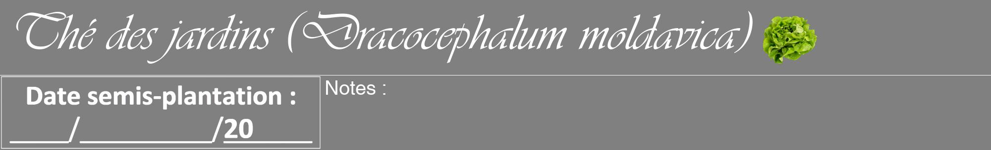 Étiquette de : Dracocephalum moldavica - format a - style blanche57viv avec comestibilité simplifiée