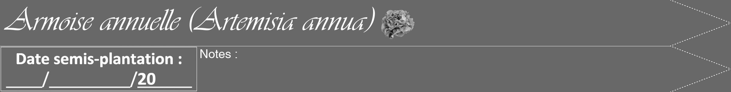 Étiquette de : Artemisia annua - format b - style blanche6viv avec comestibilité simplifiée