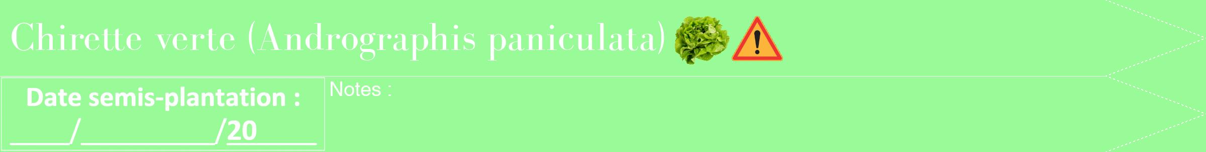 Étiquette de : Andrographis paniculata - format b - style blanche14bod avec comestibilité simplifiée