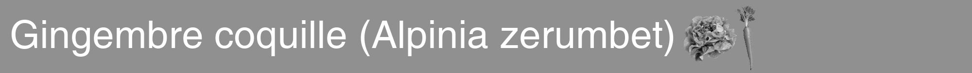 Étiquette de : Alpinia zerumbet - format a - style blanche4hel avec comestibilité simplifiée