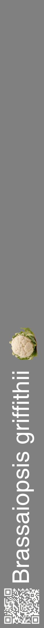 Étiquette de : Brassaiopsis griffithii - format a - style blanche57hel avec qrcode et comestibilité simplifiée