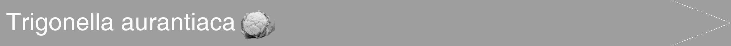 Étiquette de : Trigonella aurantiaca - format b - style blanche23hel avec comestibilité simplifiée