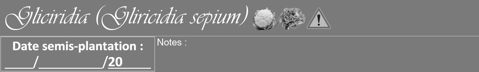 Étiquette de : Gliricidia sepium - format a - style blanche3viv avec comestibilité simplifiée