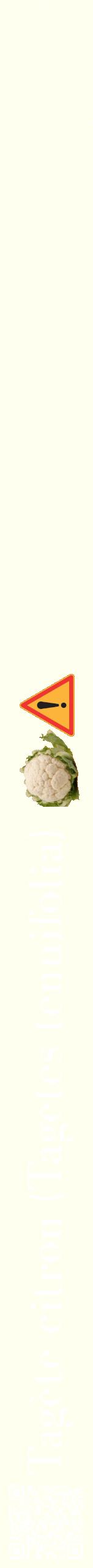 Étiquette de : Tagetes tenuifolia - format b - style blanche19bod avec qrcode et comestibilité simplifiée
