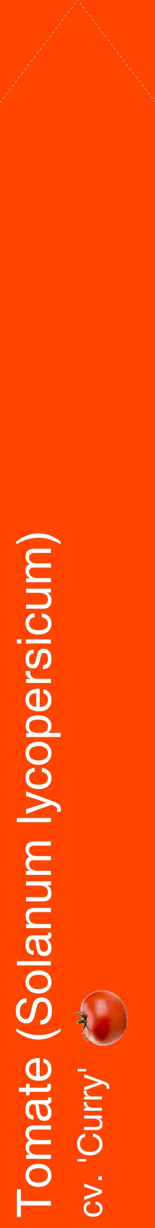 Étiquette de : Solanum lycopersicum cv. 'Curry' - format c - style blanche26_simplehel avec comestibilité simplifiée