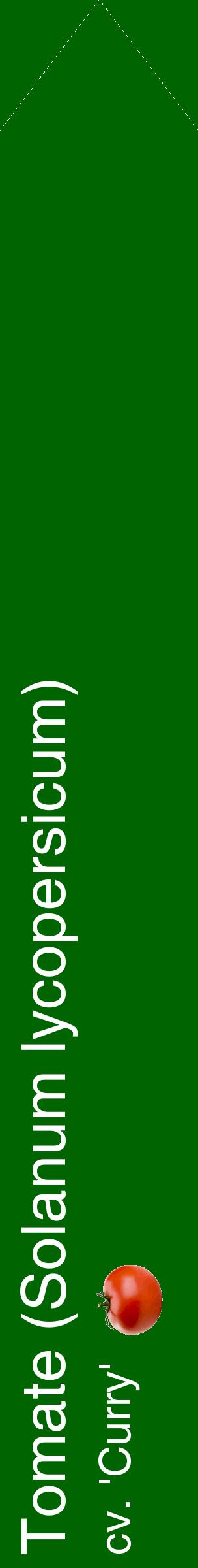 Étiquette de : Solanum lycopersicum cv. 'Curry' - format c - style blanche8_simplehel avec comestibilité simplifiée