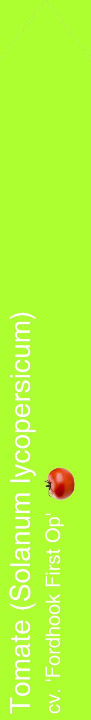 Étiquette de : Solanum lycopersicum cv. 'Fordhook First Op' - format c - style blanche17_simplehel avec comestibilité simplifiée