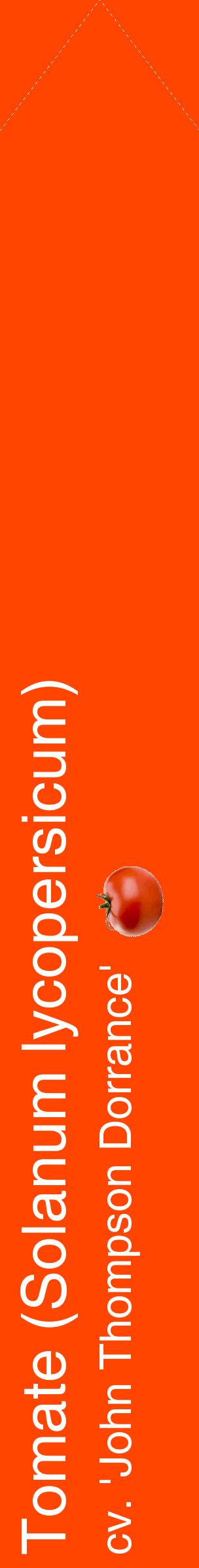 Étiquette de : Solanum lycopersicum cv. 'John Thompson Dorrance' - format c - style blanche26_simplehel avec comestibilité simplifiée