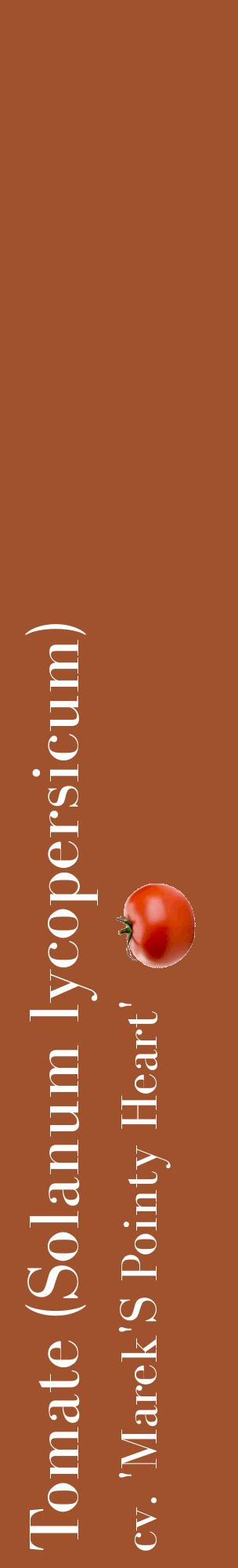 Étiquette de : Solanum lycopersicum cv. 'Marek'S Pointy Heart' - format c - style blanche32_basiquebod avec comestibilité simplifiée
