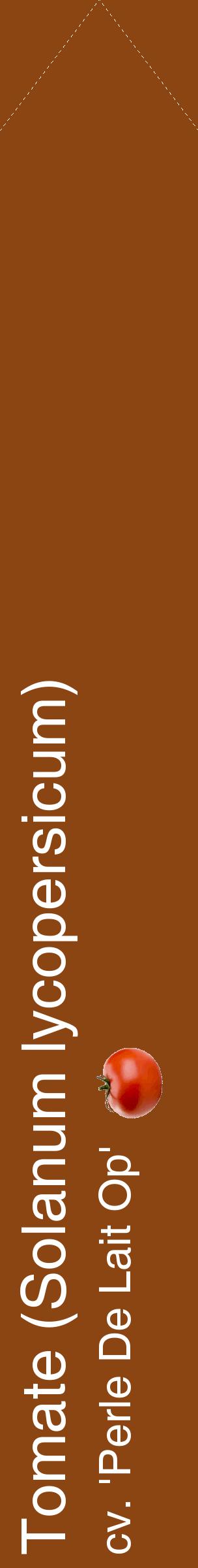 Étiquette de : Solanum lycopersicum cv. 'Perle De Lait Op' - format c - style blanche30_simplehel avec comestibilité simplifiée