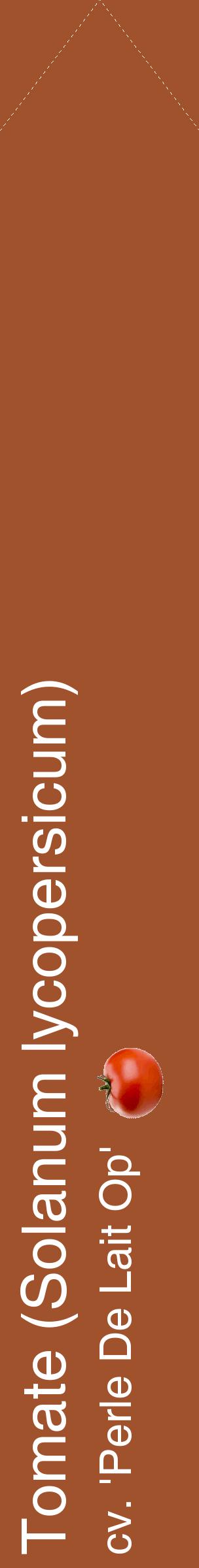 Étiquette de : Solanum lycopersicum cv. 'Perle De Lait Op' - format c - style blanche32_simplehel avec comestibilité simplifiée