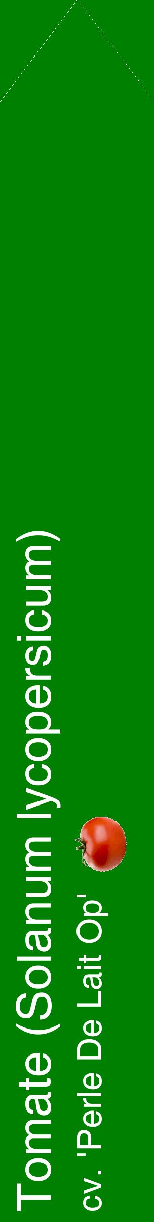 Étiquette de : Solanum lycopersicum cv. 'Perle De Lait Op' - format c - style blanche9_simplehel avec comestibilité simplifiée