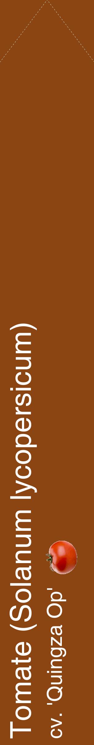 Étiquette de : Solanum lycopersicum cv. 'Quingza Op' - format c - style blanche30_simplehel avec comestibilité simplifiée