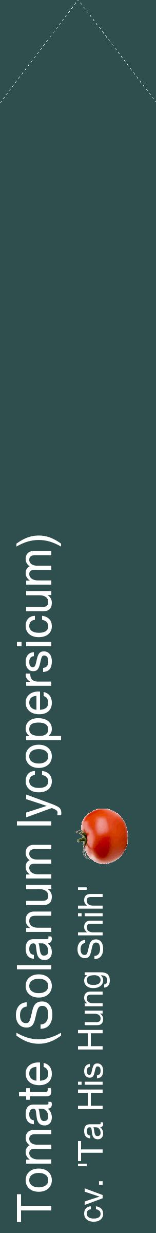 Étiquette de : Solanum lycopersicum cv. 'Ta His Hung Shih' - format c - style blanche58_simplehel avec comestibilité simplifiée