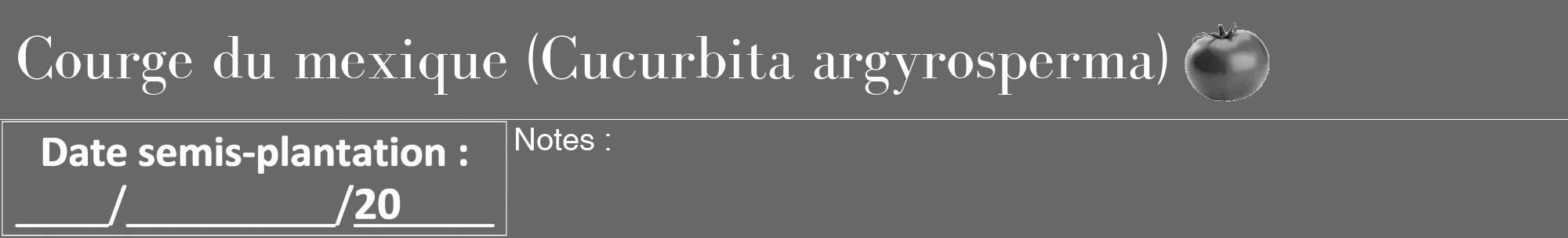 Étiquette de : Cucurbita argyrosperma - format a - style blanche6bod avec comestibilité simplifiée