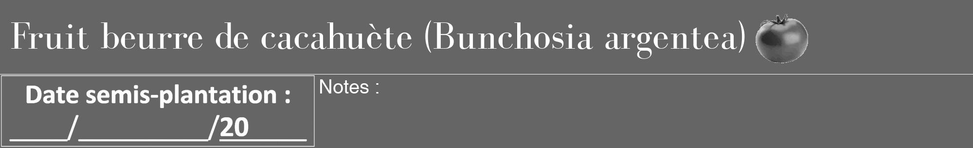 Étiquette de : Bunchosia argentea - format a - style blanche32bod avec comestibilité simplifiée