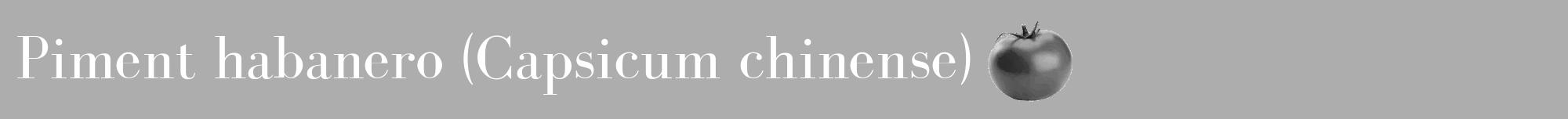 Étiquette de : Capsicum chinense - format a - style blanche22bod avec comestibilité simplifiée