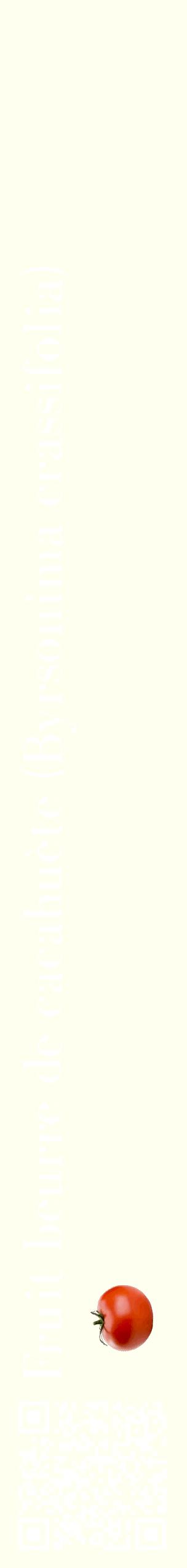 Étiquette de : Byrsonima crassifolia - format c - style blanche19_simplebod avec qrcode et comestibilité simplifiée