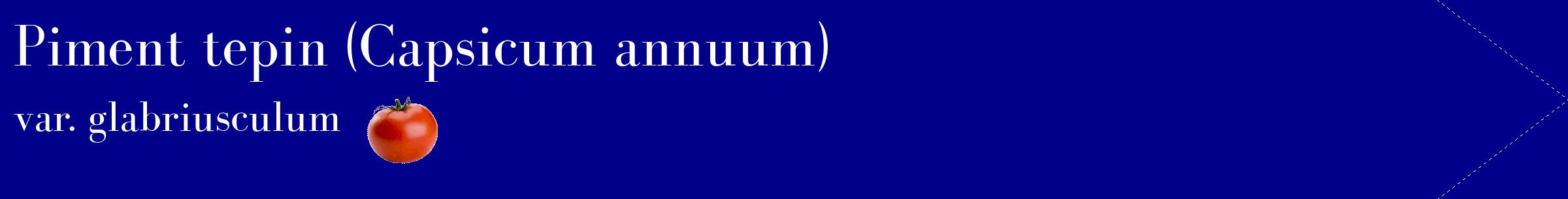 Étiquette de : Capsicum annuum var. glabriusculum - format c - style blanche7simple_simple_simplebod avec comestibilité simplifiée