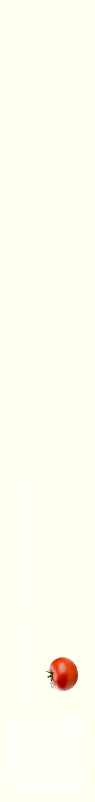 Étiquette de : Annona emarginata - format c - style blanche19_simplebod avec qrcode et comestibilité simplifiée