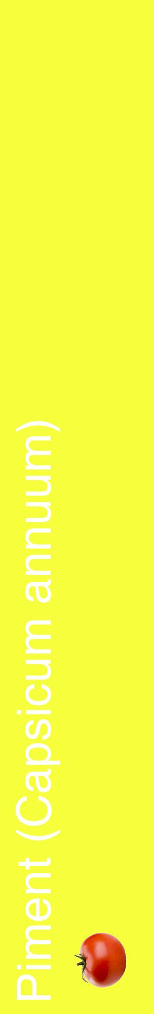 Étiquette de : Capsicum annuum - format c - style blanche18_basiquehel avec comestibilité simplifiée