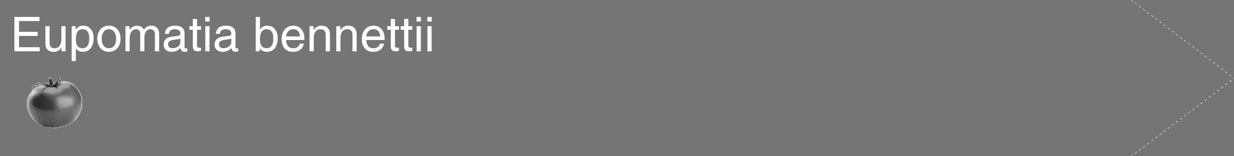 Étiquette de : Eupomatia bennettii - format c - style blanche5_simple_simplehel avec comestibilité simplifiée