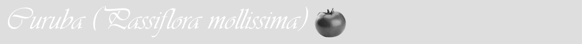 Étiquette de : Passiflora mollissima - format a - style blanche20viv avec comestibilité simplifiée