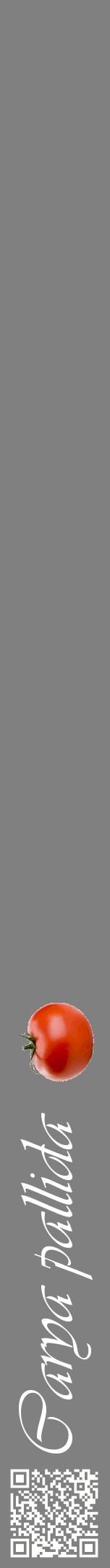 Étiquette de : Carya pallida - format a - style blanche57viv avec qrcode et comestibilité simplifiée