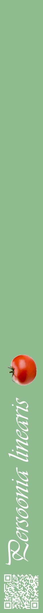 Étiquette de : Persoonia linearis - format a - style blanche13viv avec qrcode et comestibilité simplifiée