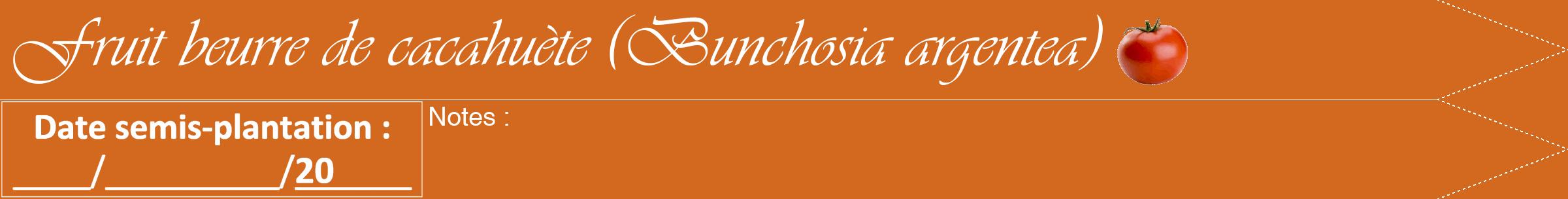 Étiquette de : Bunchosia argentea - format b - style blanche31viv avec comestibilité simplifiée