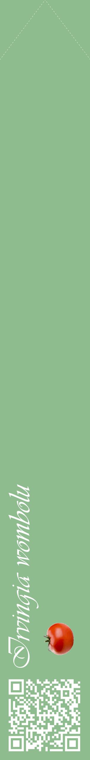 Étiquette de : Irvingia wombolu - format c - style blanche13_simpleviv avec qrcode et comestibilité simplifiée