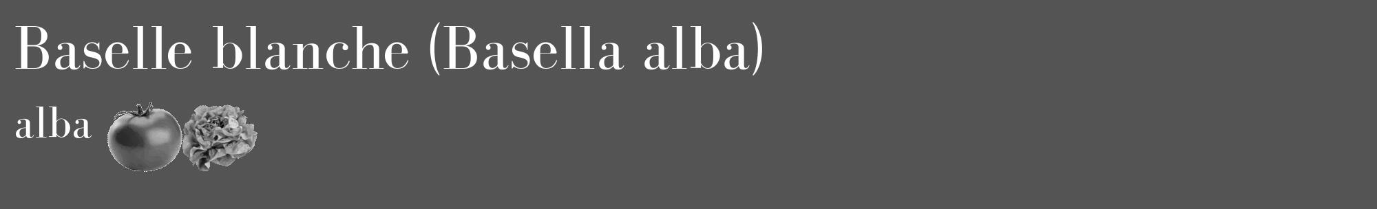 Étiquette de : Basella alba alba - format c - style blanche30_basique_basiquebod avec comestibilité simplifiée