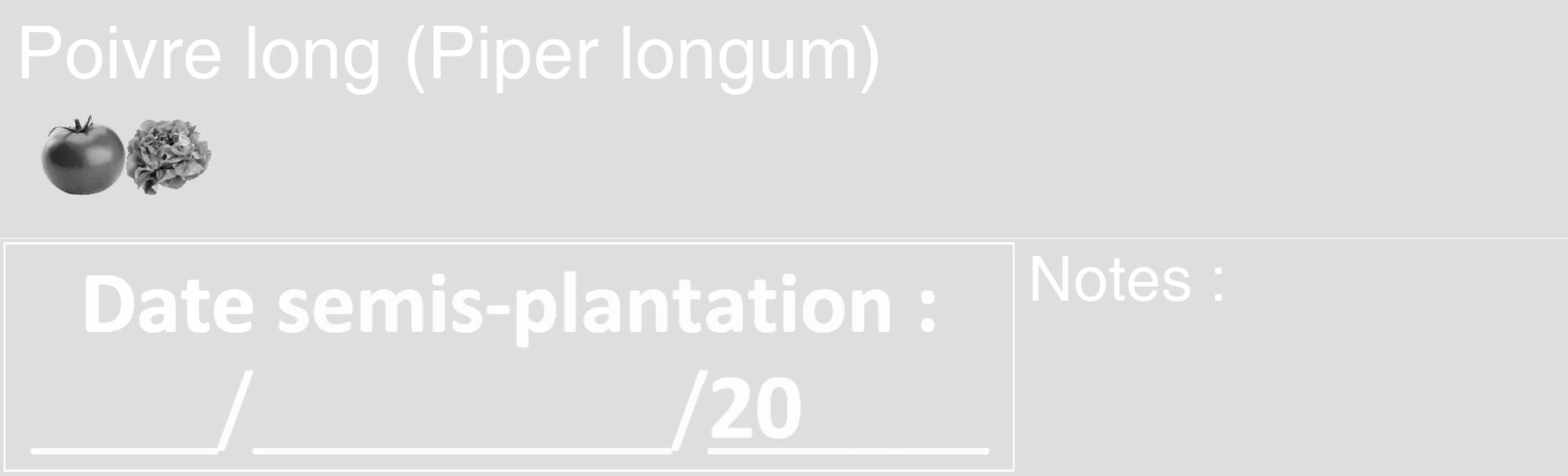 Étiquette de : Piper longum - format c - style blanche20_basique_basiquehel avec comestibilité simplifiée