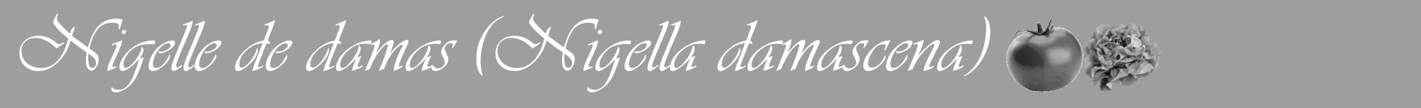 Étiquette de : Nigella damascena - format a - style blanche23viv avec comestibilité simplifiée