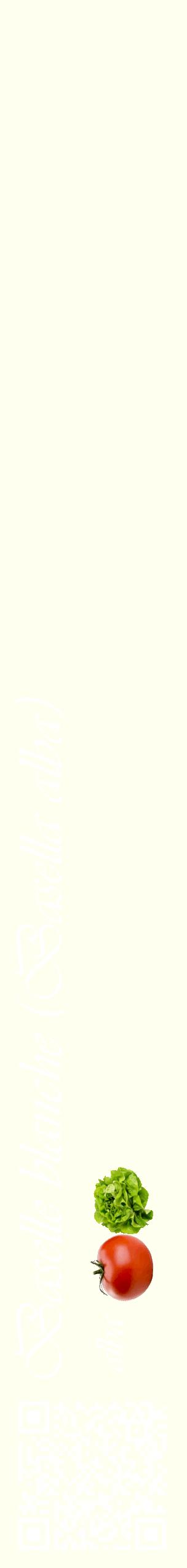 Étiquette de : Basella alba alba - format c - style blanche19_simpleviv avec qrcode et comestibilité simplifiée