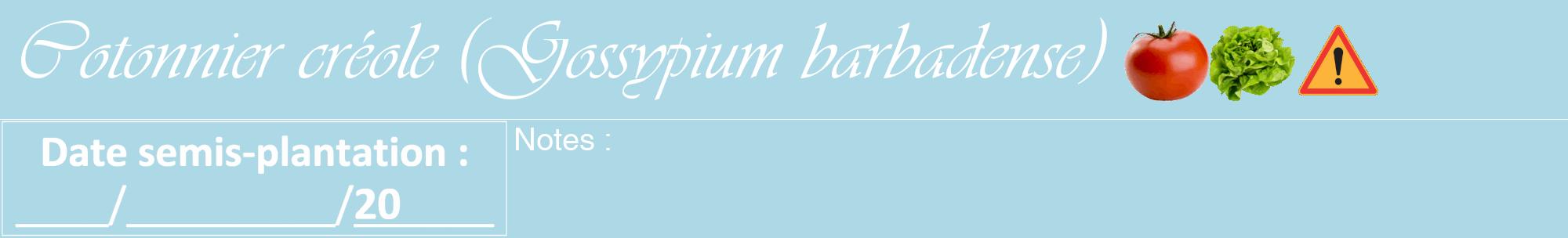 Étiquette de : Gossypium barbadense - format a - style blanche0viv avec comestibilité simplifiée