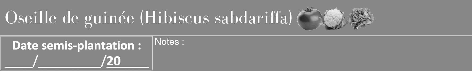 Étiquette de : Hibiscus sabdariffa - format a - style blanche12bod avec comestibilité simplifiée