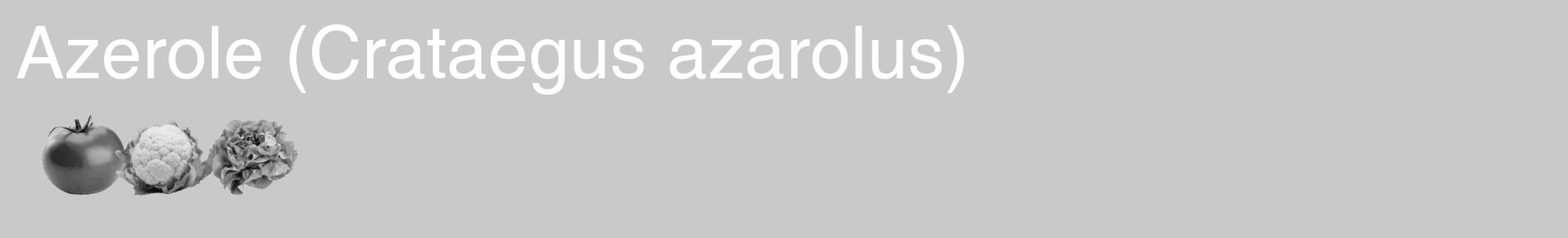 Étiquette de : Crataegus azarolus - format c - style blanche54_basique_basiquehel avec comestibilité simplifiée