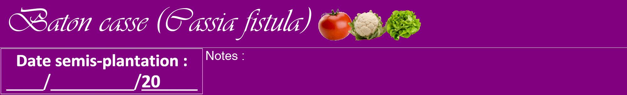 Étiquette de : Cassia fistula - format a - style blanche46viv avec comestibilité simplifiée