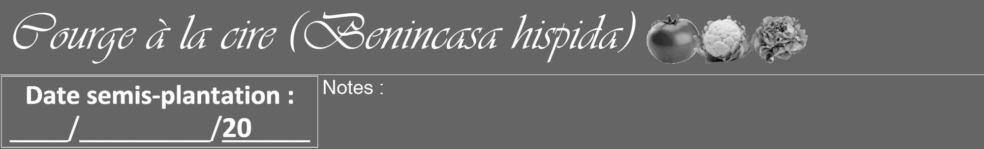 Étiquette de : Benincasa hispida - format a - style blanche32viv avec comestibilité simplifiée