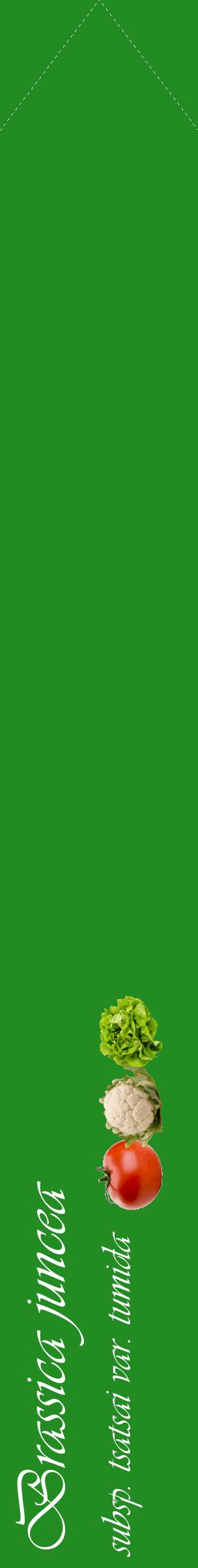 Étiquette de : Brassica juncea subsp. tsatsai var. tumida - format c - style blanche10_simpleviv avec comestibilité simplifiée