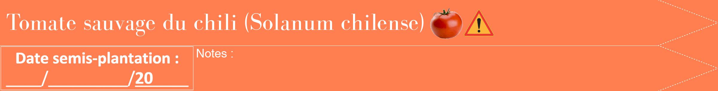 Étiquette de : Solanum chilense - format b - style blanche24bod avec comestibilité simplifiée