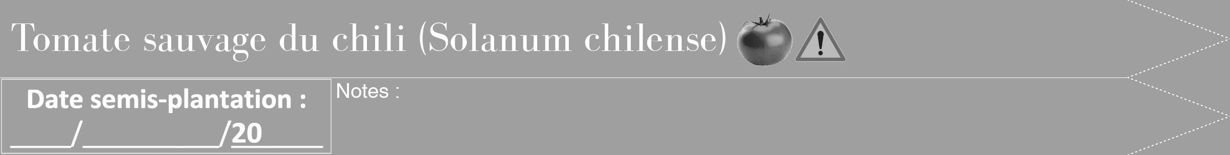 Étiquette de : Solanum chilense - format b - style blanche24bod avec comestibilité simplifiée