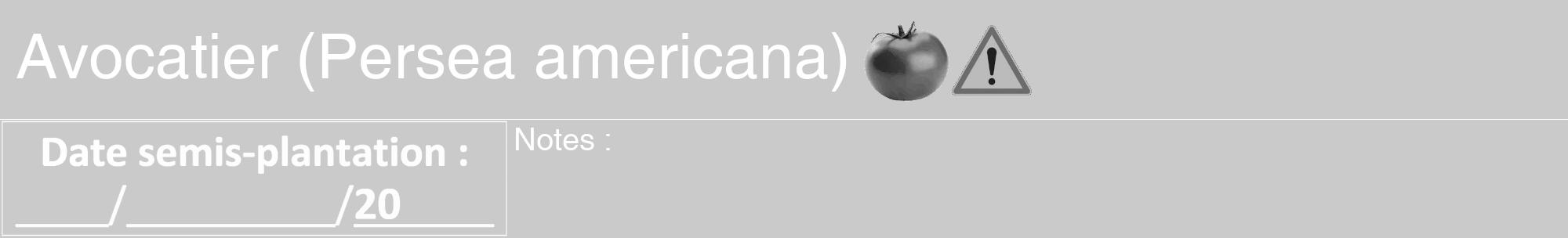Étiquette de : Persea americana - format a - style blanche21hel avec comestibilité simplifiée