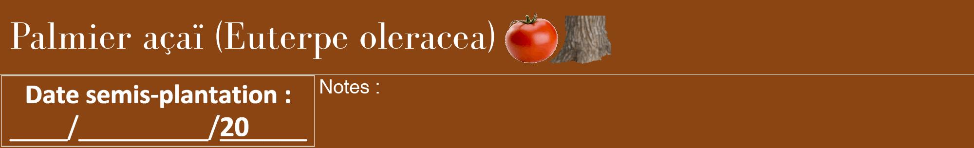 Étiquette de : Euterpe oleracea - format a - style blanche30basiquebod avec comestibilité simplifiée