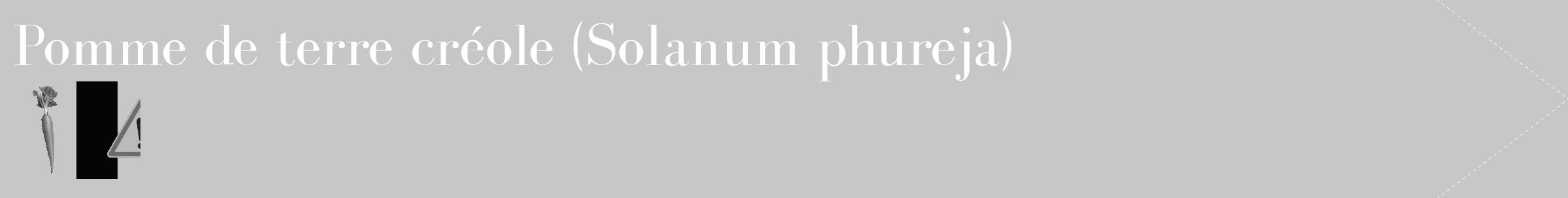 Étiquette de : Solanum phureja - format c - style blanche15_simple_simplebod avec comestibilité simplifiée