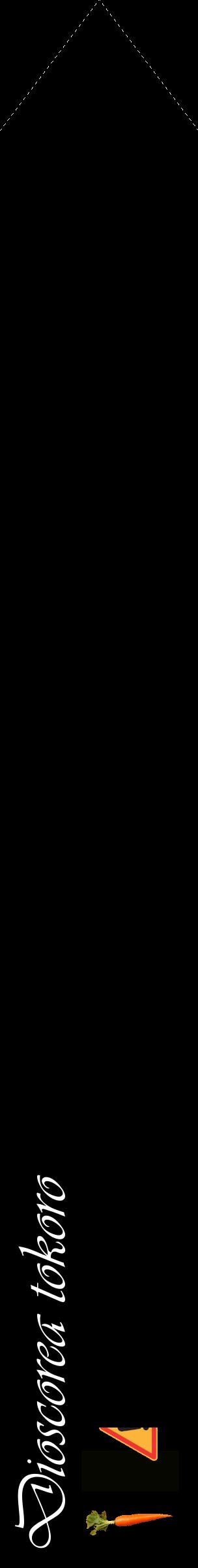 Étiquette de : Dioscorea tokoro - format c - style blanche59_simpleviv avec comestibilité simplifiée