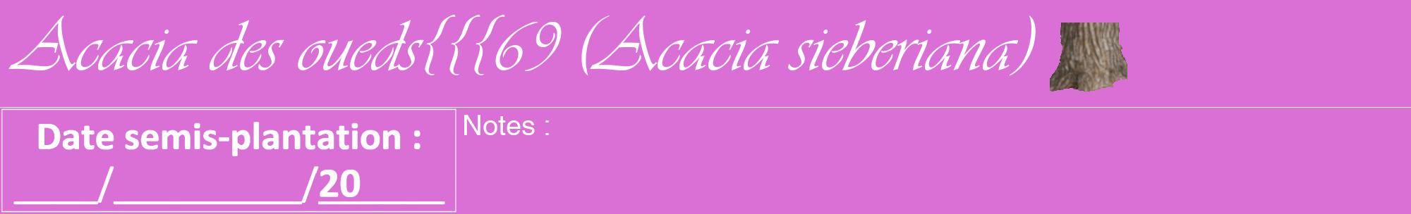 Étiquette de : Acacia sieberiana - format a - style blanche52viv avec comestibilité simplifiée