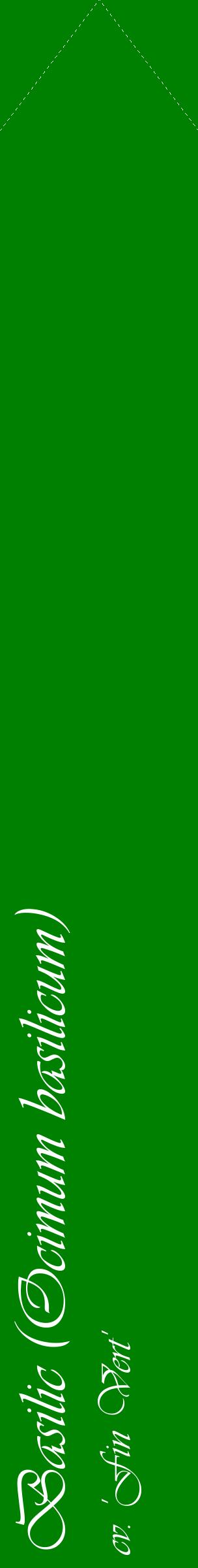 Étiquette de : Ocimum basilicum cv. 'Fin Vert' - format c - style blanche9_simpleviv avec comestibilité